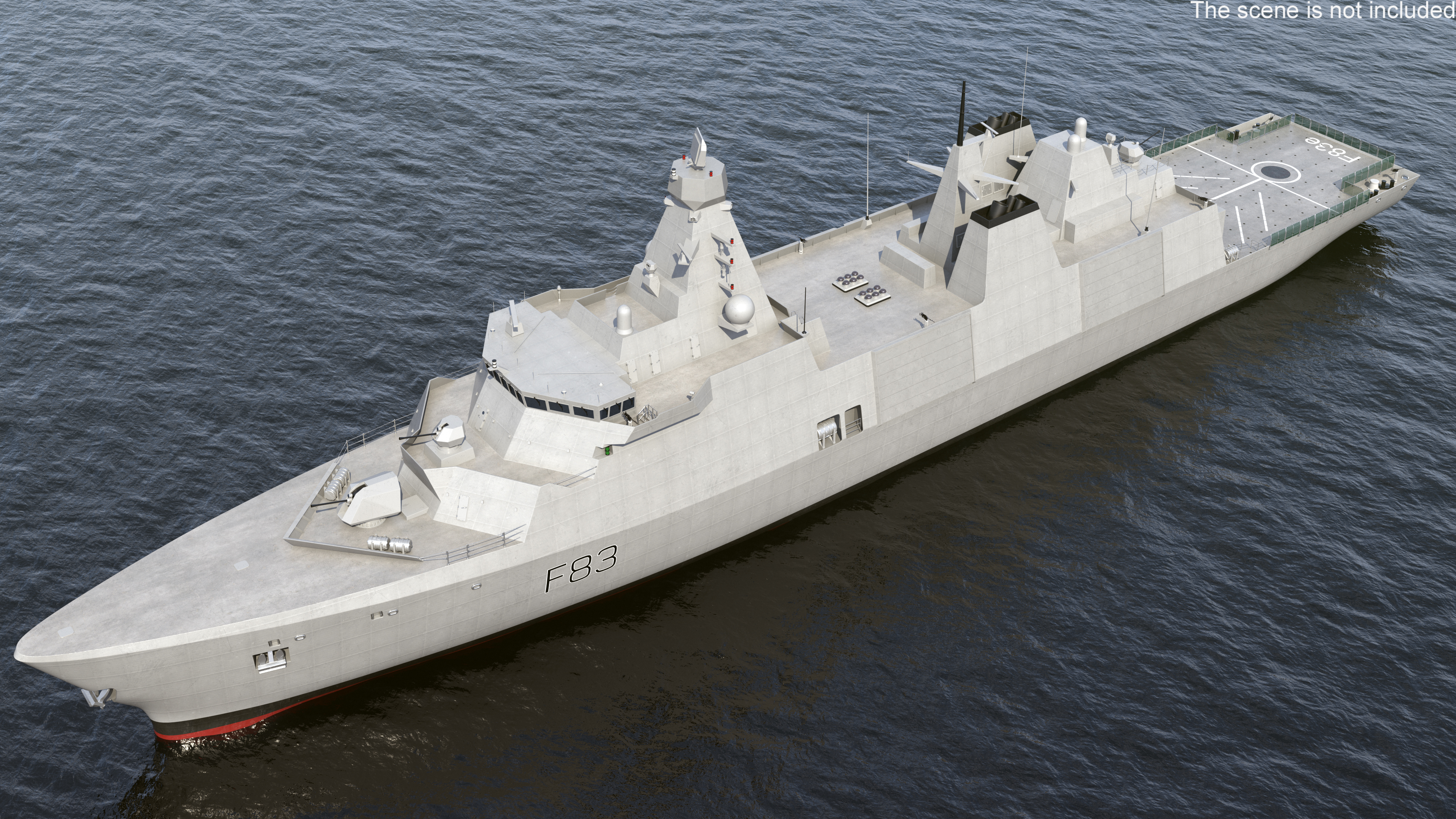 Frigate Type 31 Polish Navy 3D