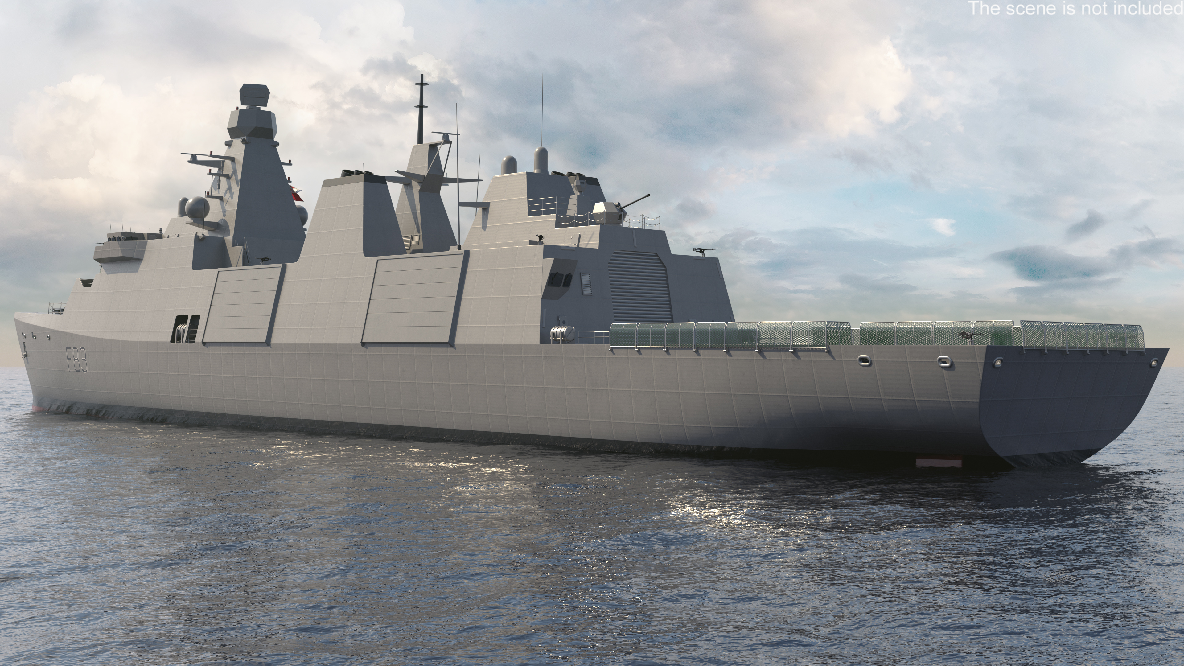 Frigate Type 31 Polish Navy 3D