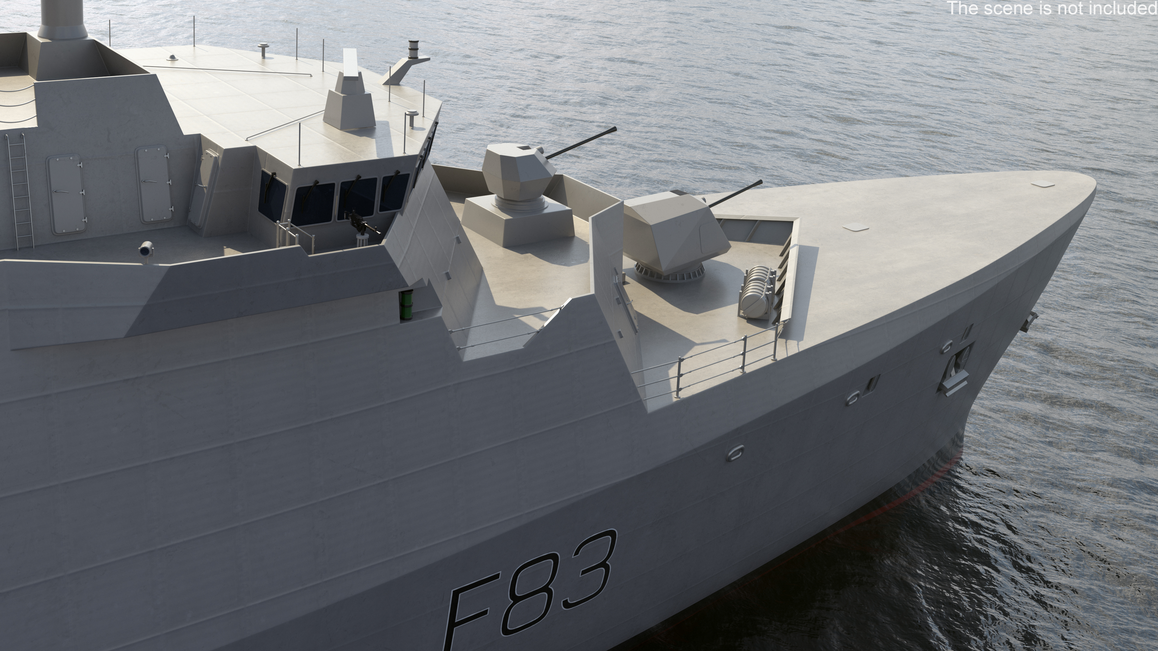 Frigate Type 31 Polish Navy 3D
