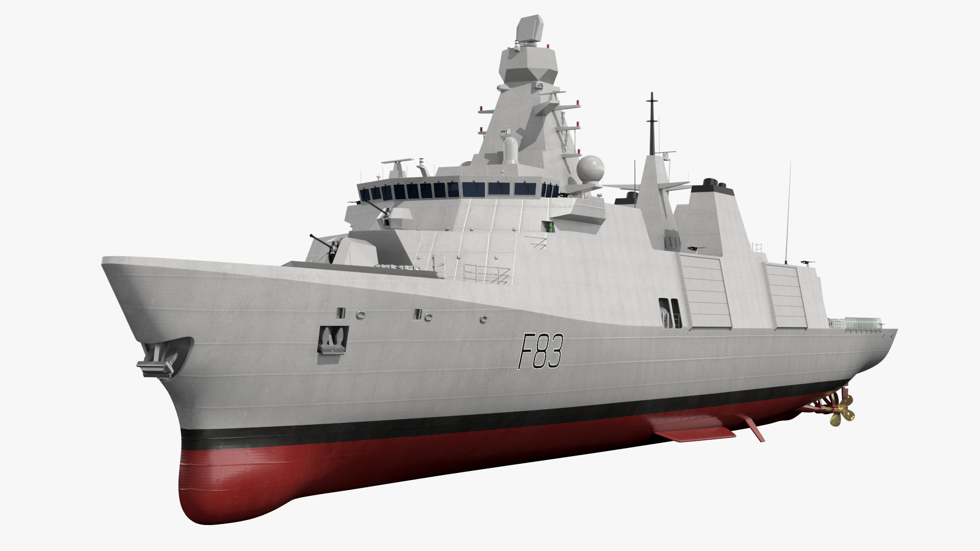 Frigate Type 31 Polish Navy 3D