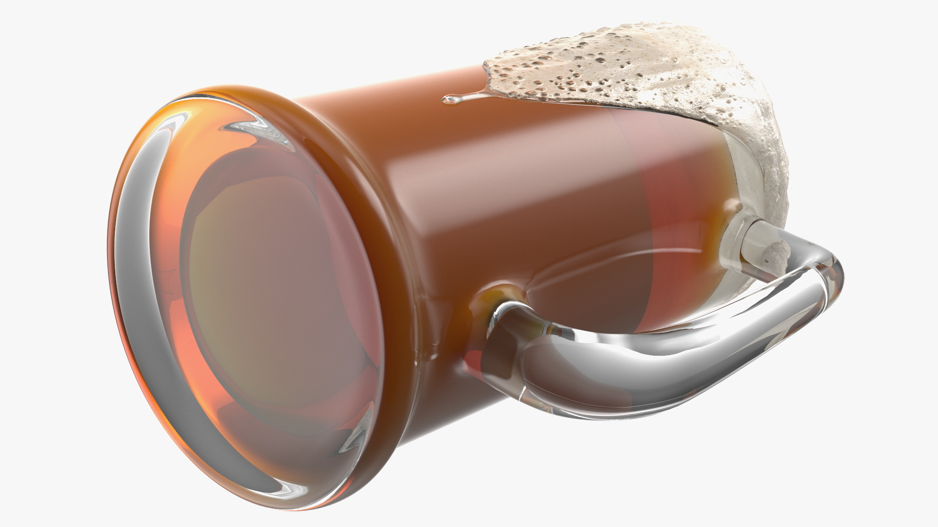 3D model Home Beer Brewing Machine with Beer Mugs