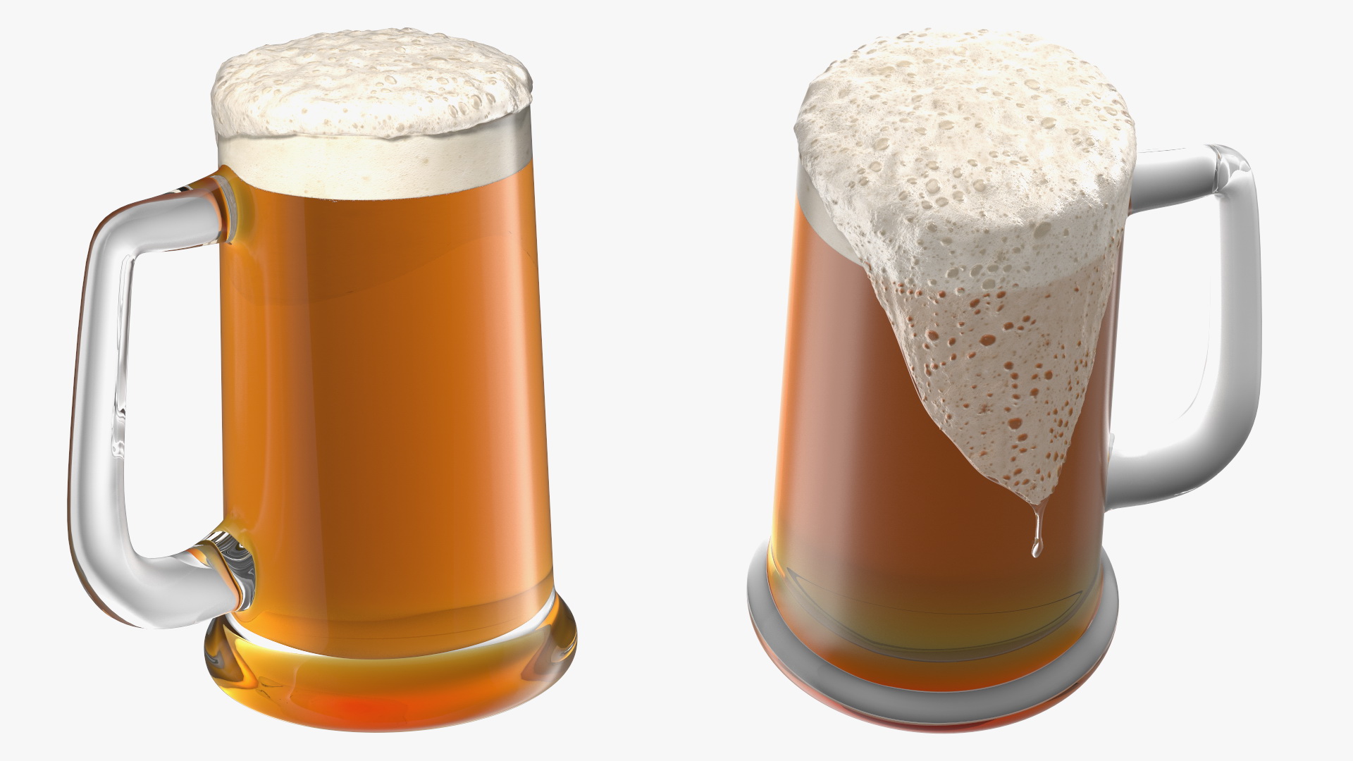3D model Home Beer Brewing Machine with Beer Mugs