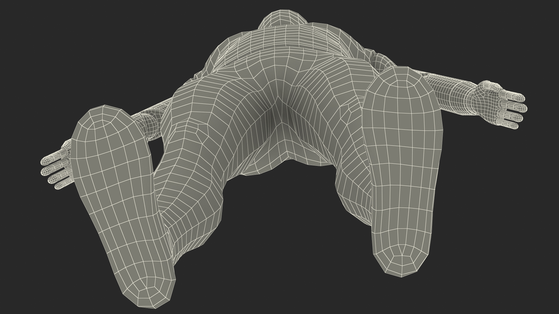 3D Flexible Manikin Rigged model