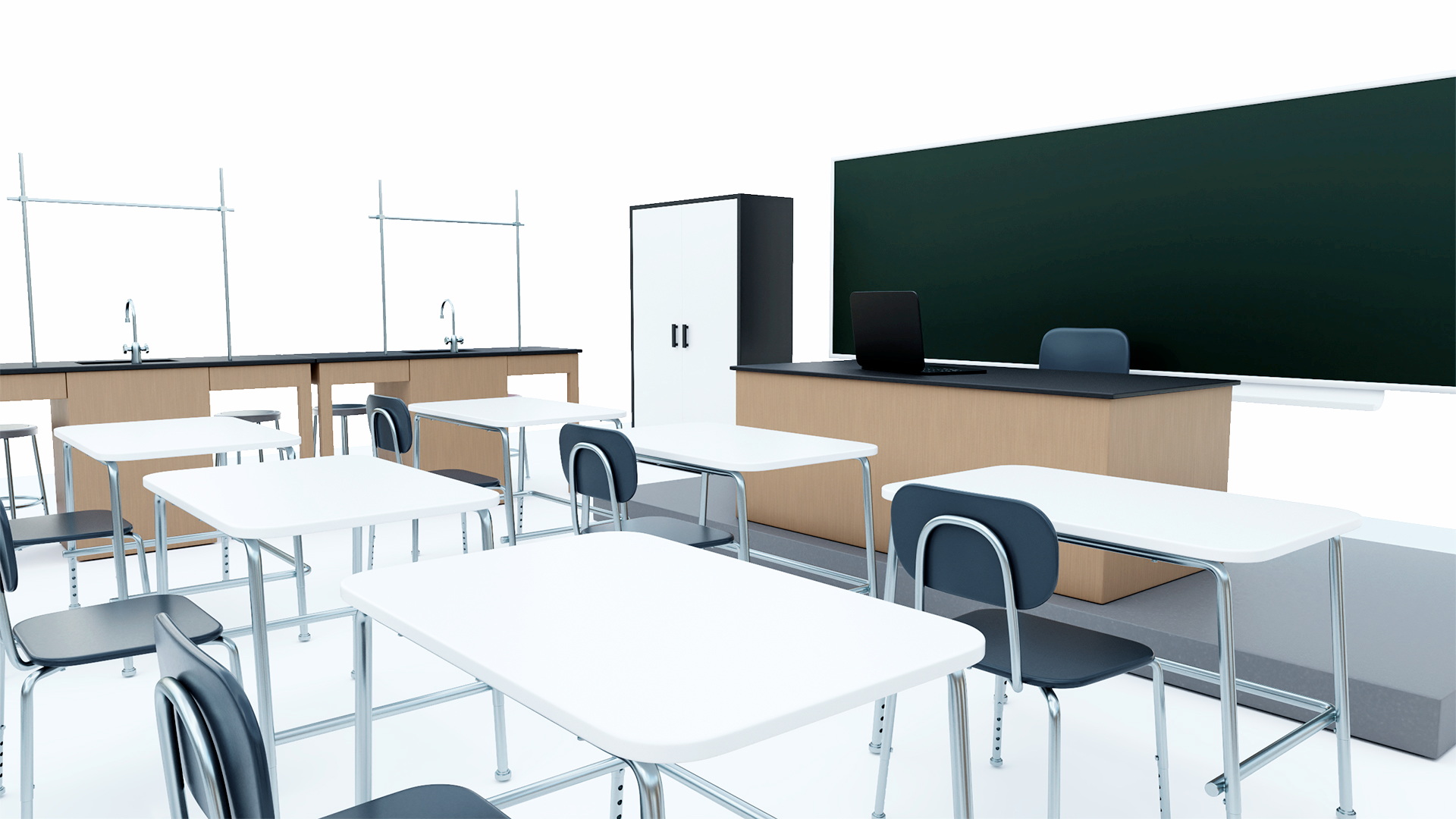3D model Furniture for the School Laboratory