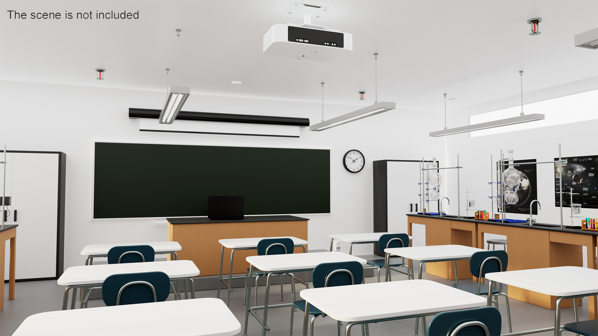 3D model Furniture for the School Laboratory