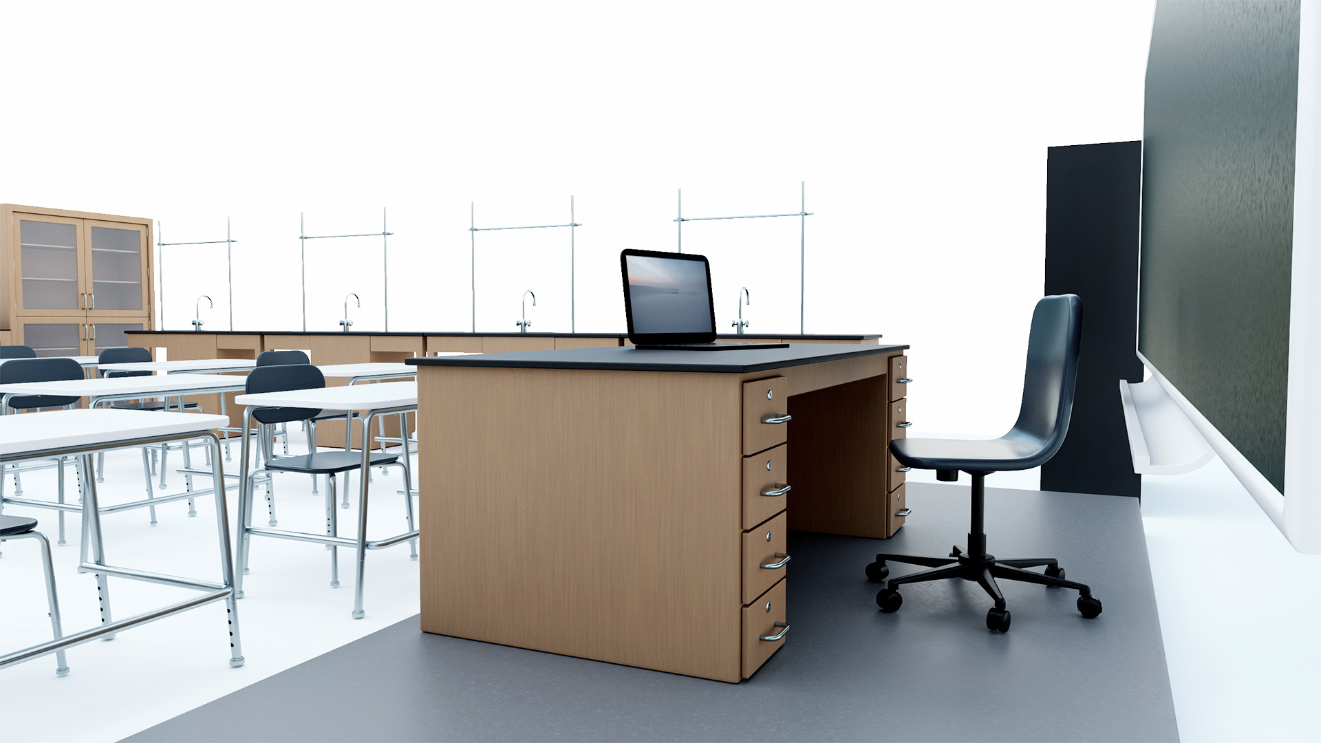 3D model Furniture for the School Laboratory