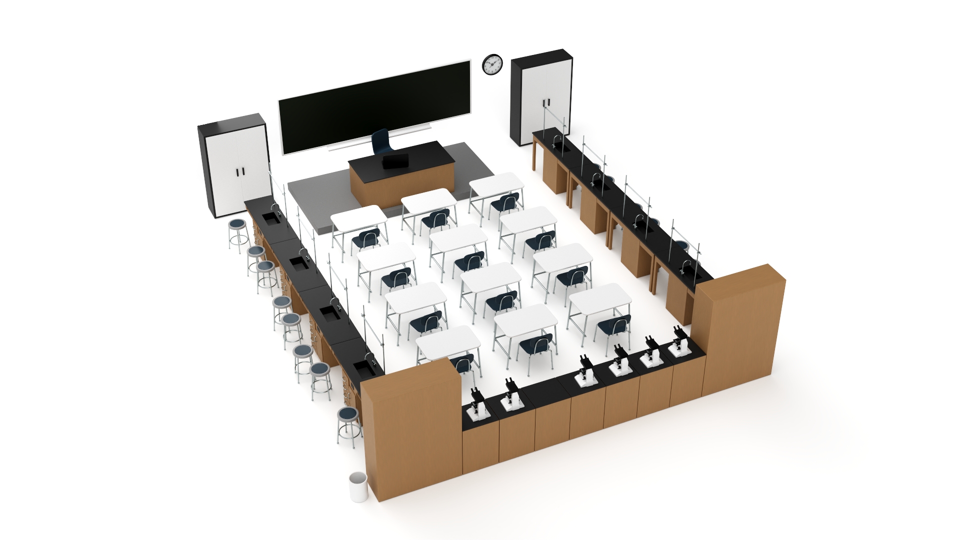 3D model Furniture for the School Laboratory