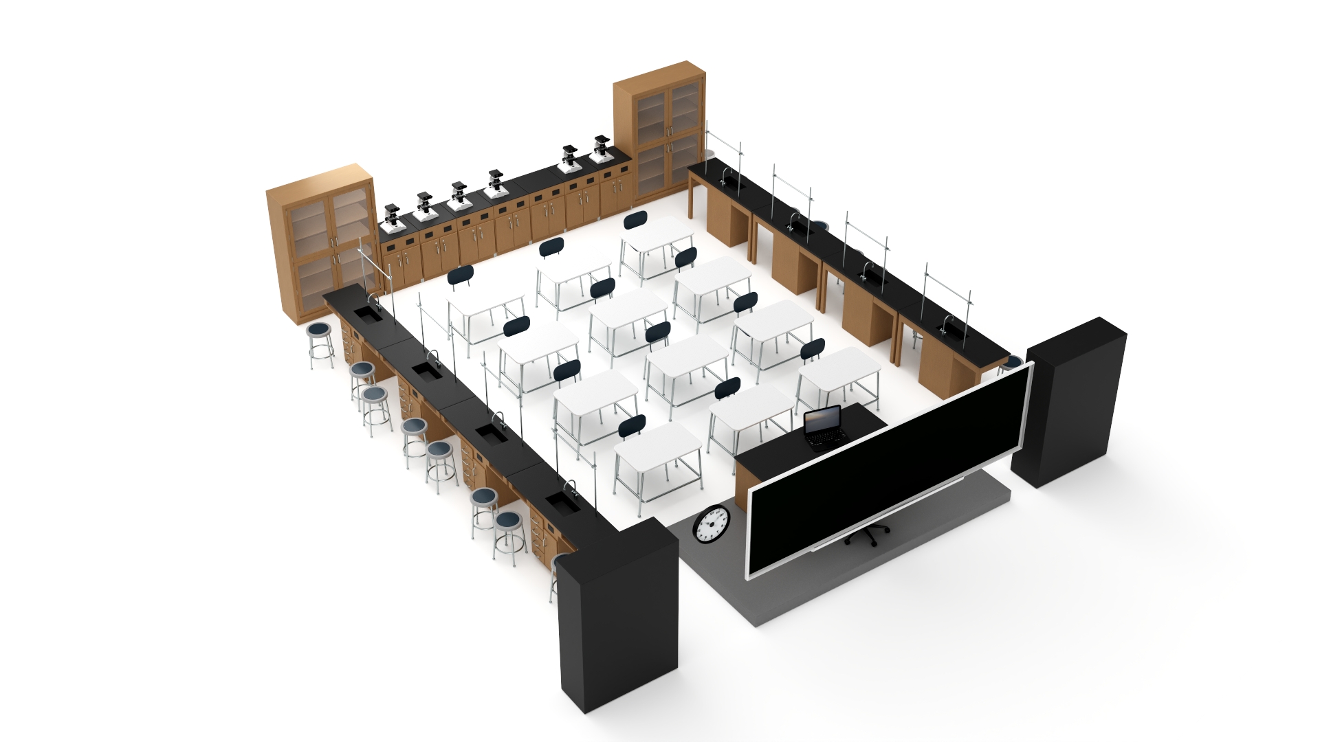 3D model Furniture for the School Laboratory