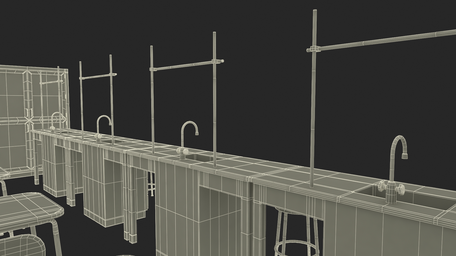 3D model Furniture for the School Laboratory