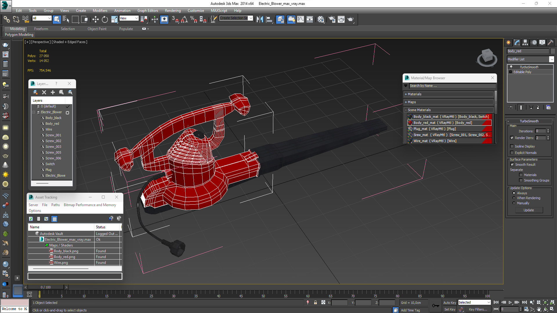 3D model Electric Blower