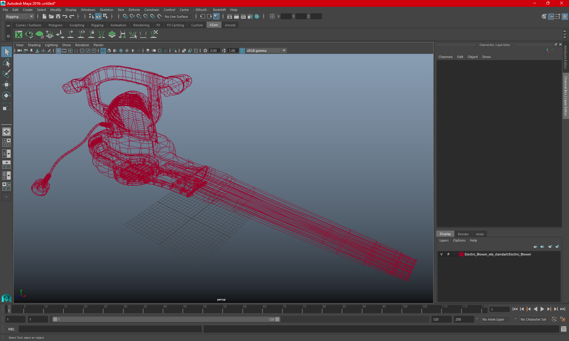3D model Electric Blower