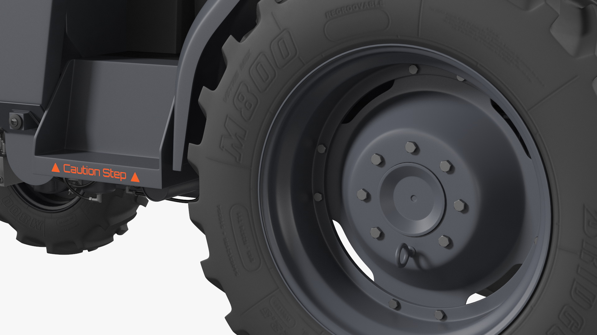 3D model Monarch Fully Electric Tractor