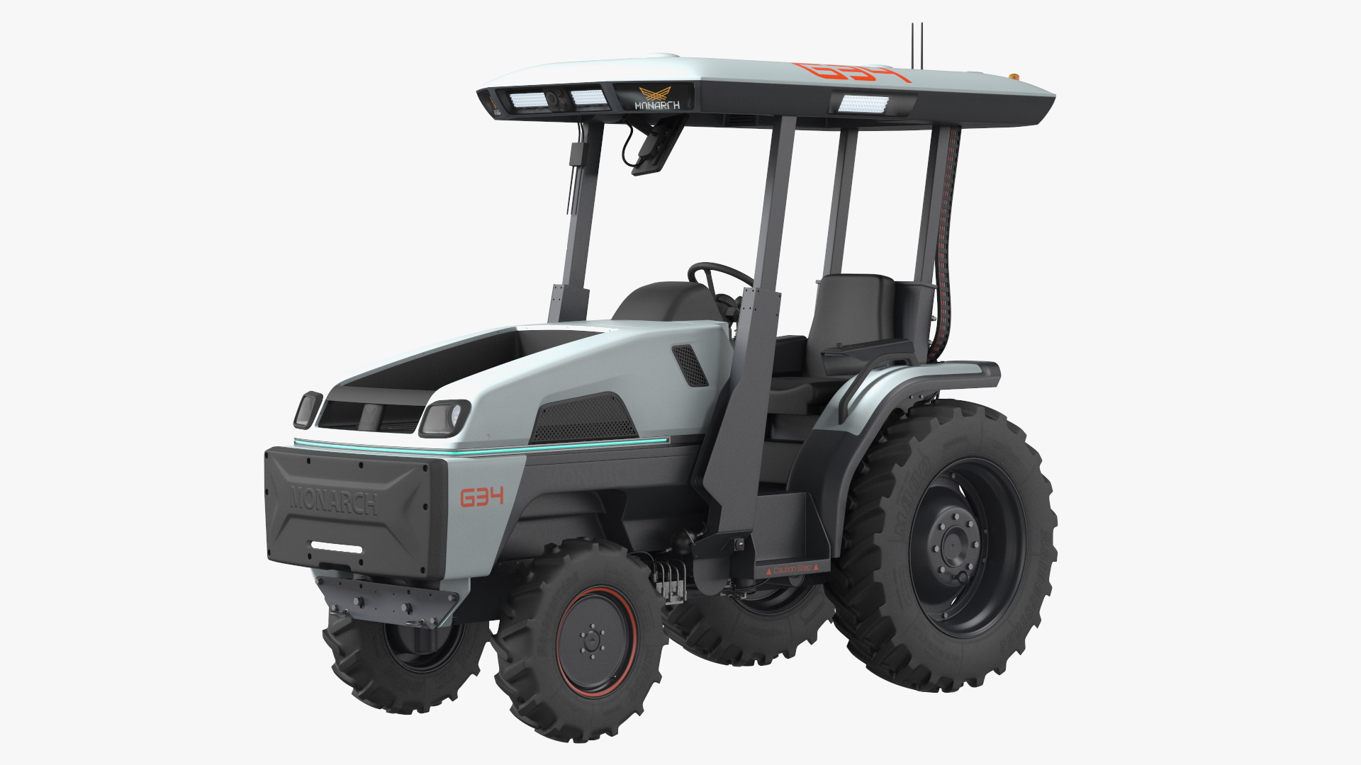 3D model Monarch Fully Electric Tractor