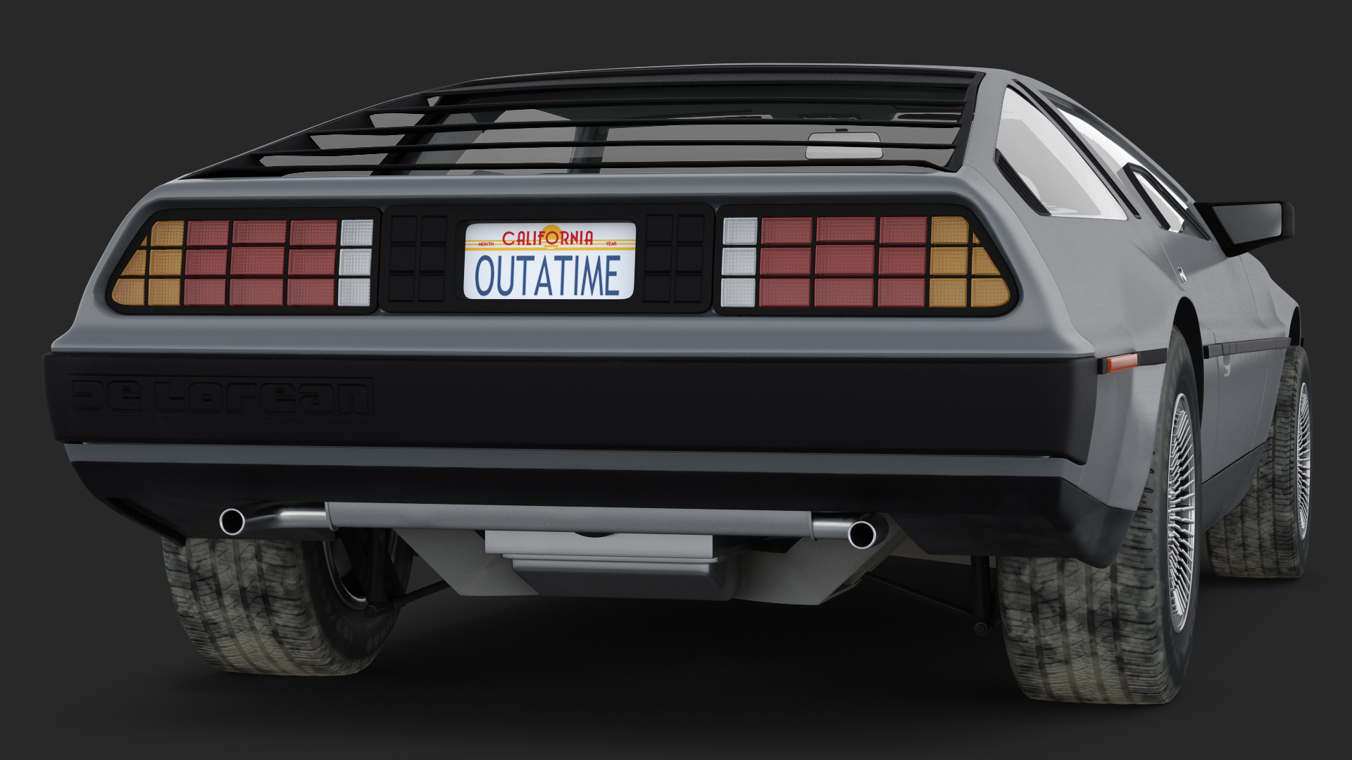 DeLorean DMC-12 Rigged 3D