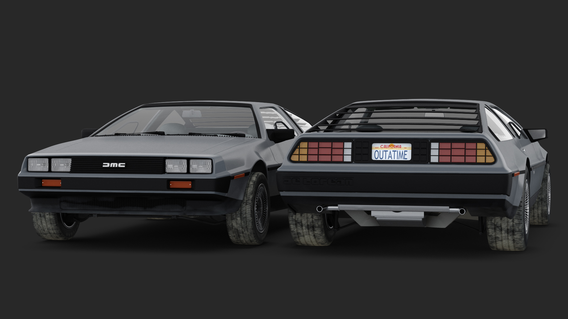 DeLorean DMC-12 Rigged 3D