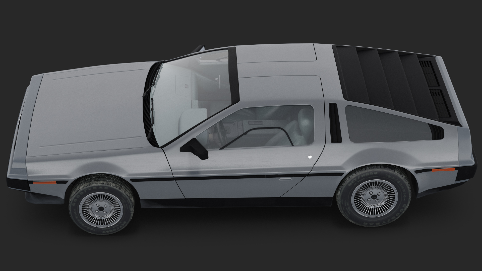 DeLorean DMC-12 Rigged 3D