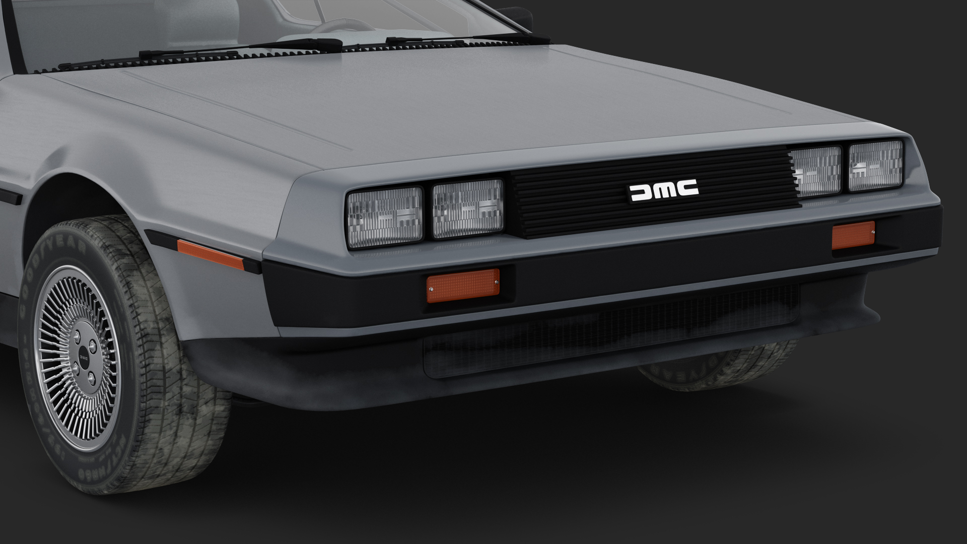 DeLorean DMC-12 Rigged 3D