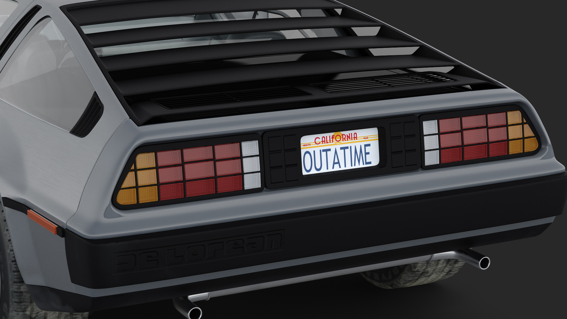DeLorean DMC-12 Rigged 3D