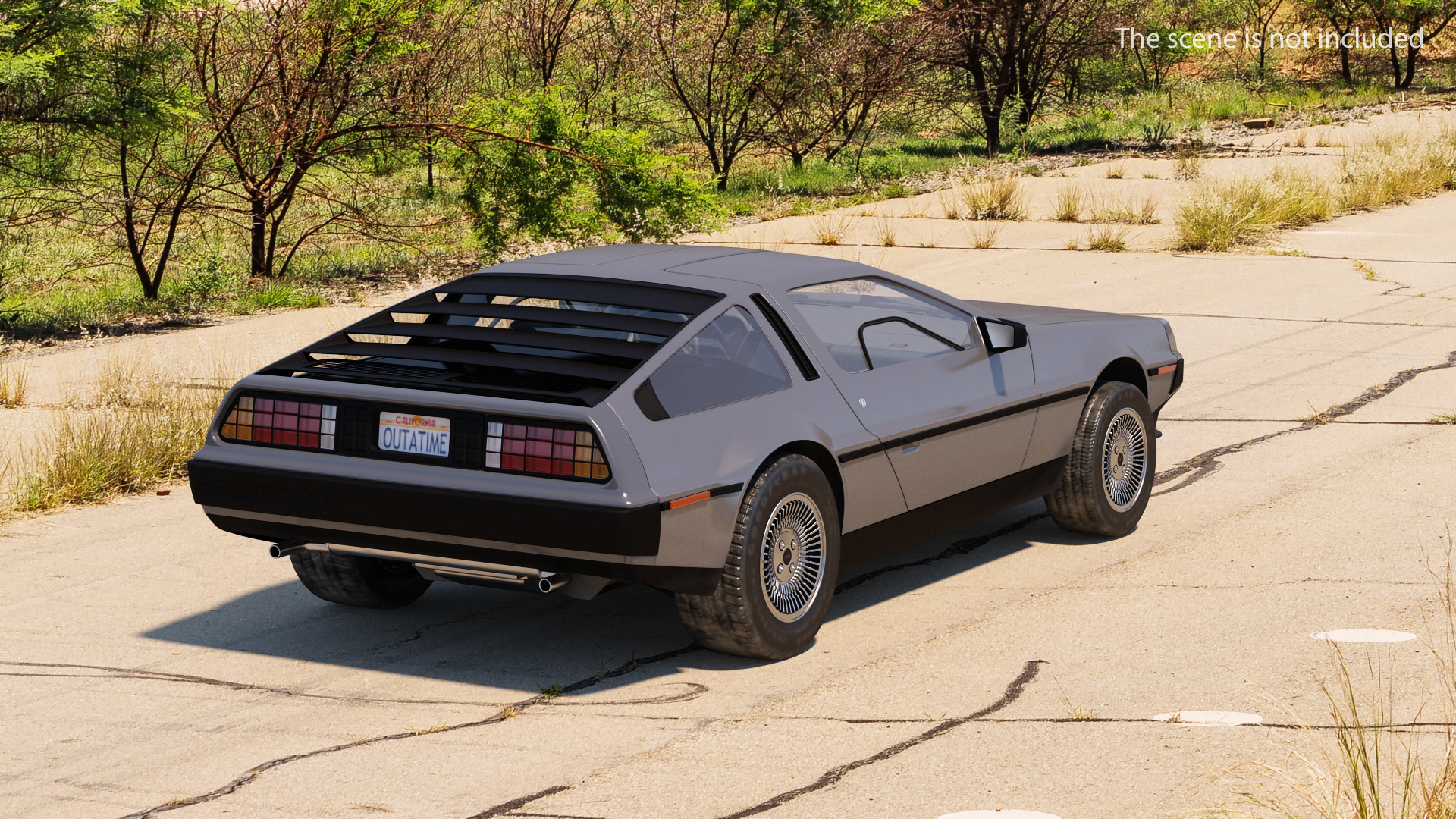 DeLorean DMC-12 Rigged 3D