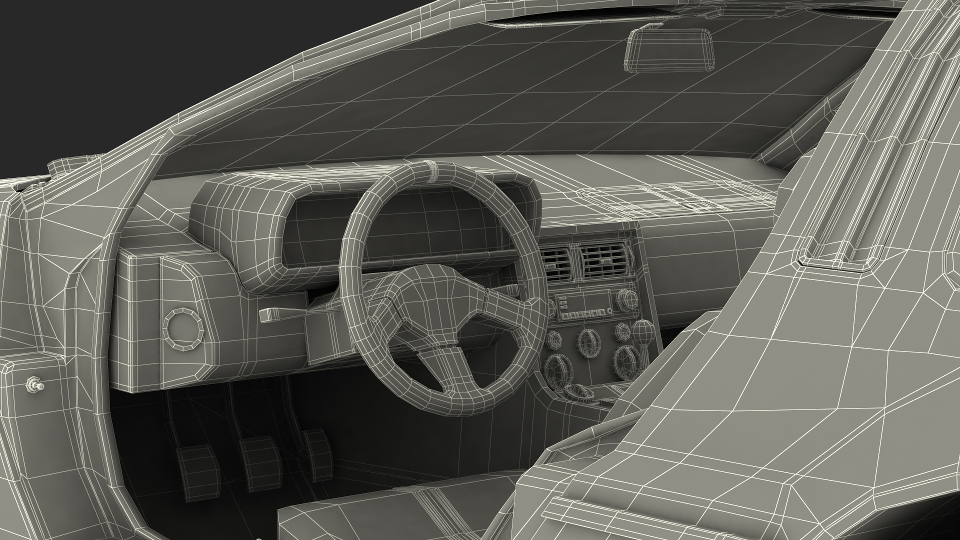 DeLorean DMC-12 Rigged 3D