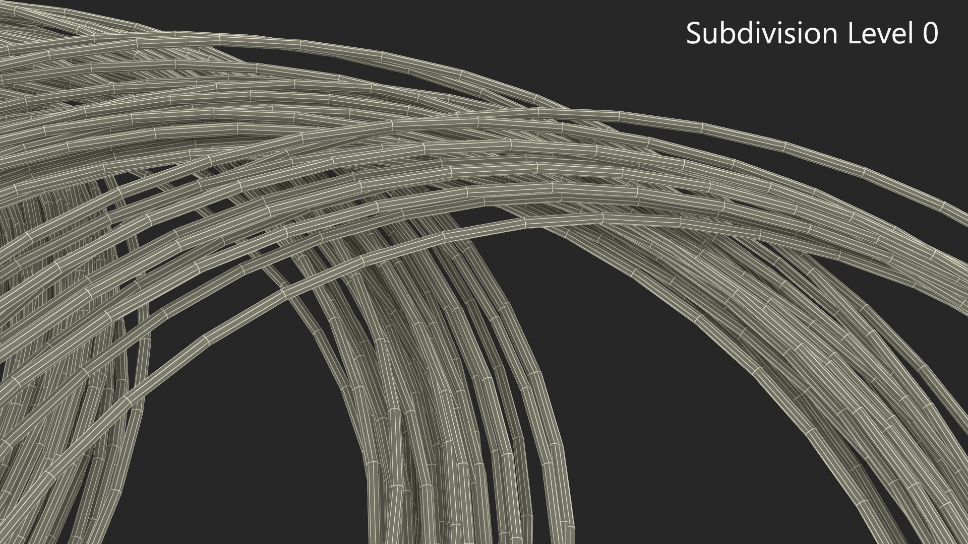 Twisted Cooper Wire 3D model