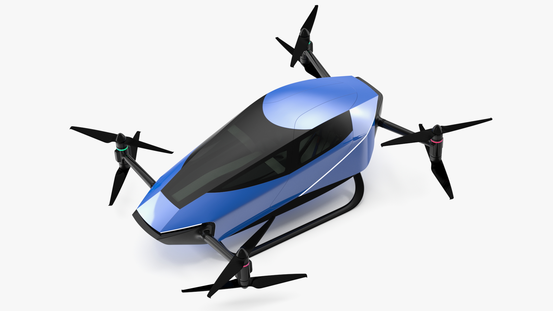 3D Electric Flying Car for Two Seats model