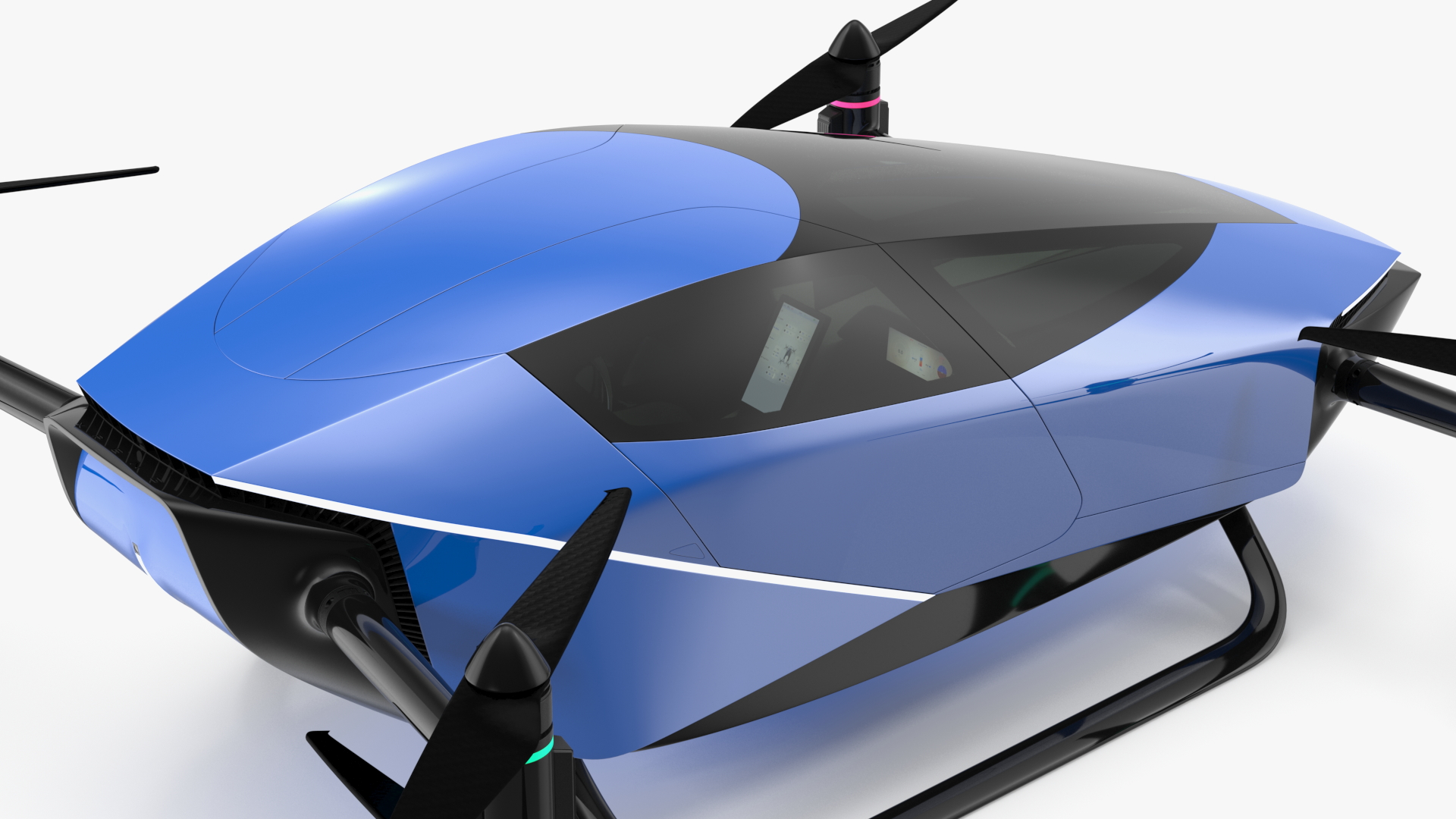3D Electric Flying Car for Two Seats model