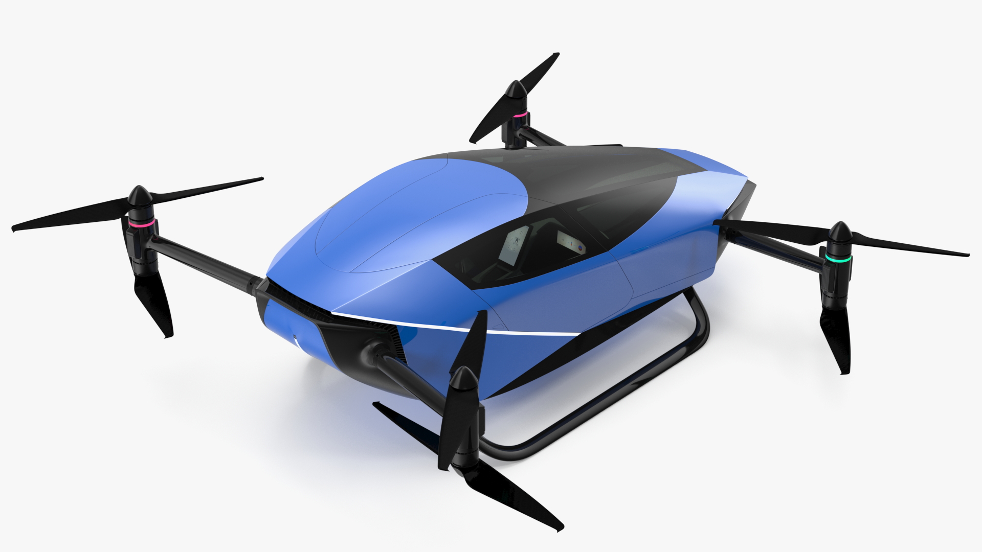 3D Electric Flying Car for Two Seats model