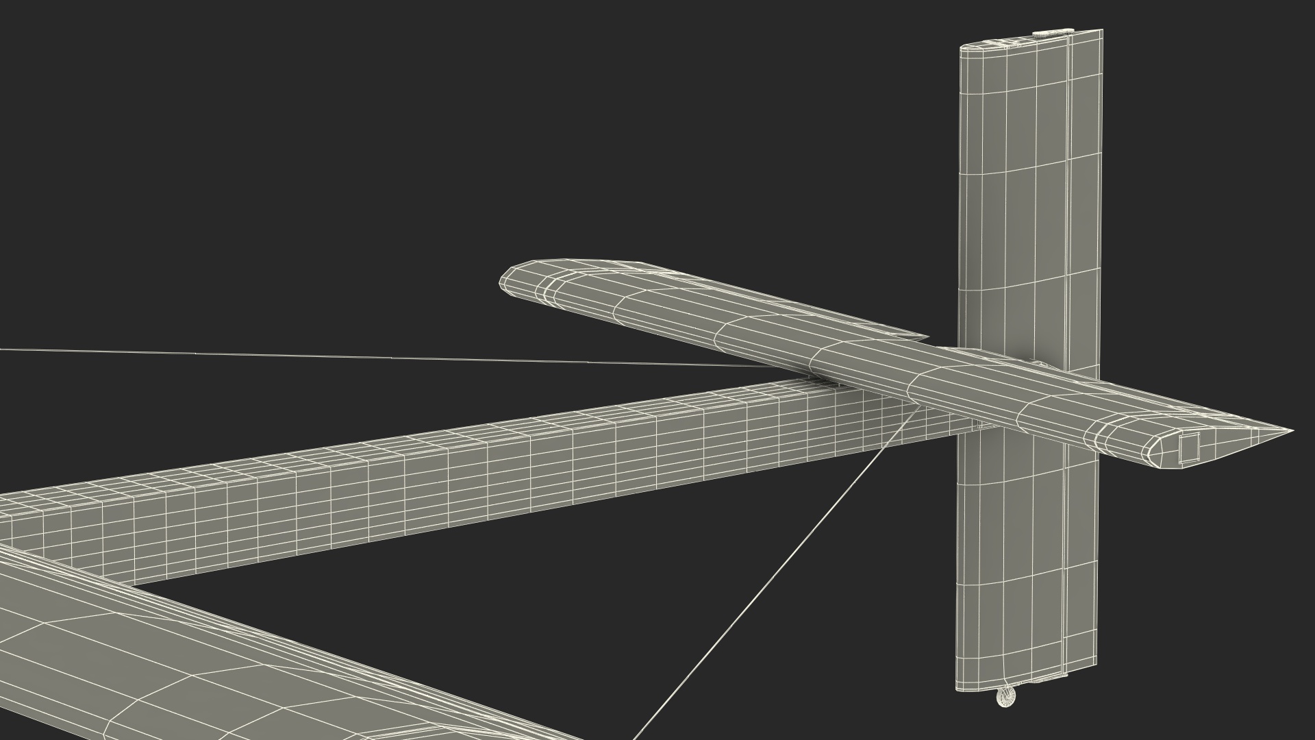 Airplane Prototype Solar Impulse HB-SIA 3D model