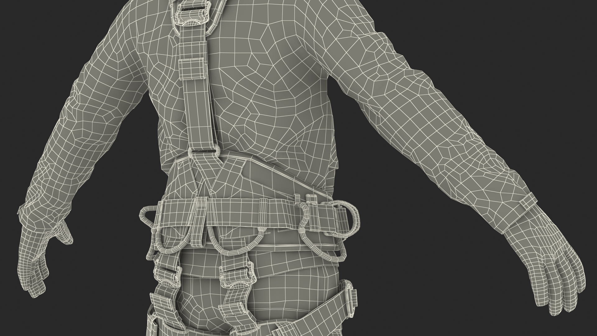 3D model Alpinist Worker Suit