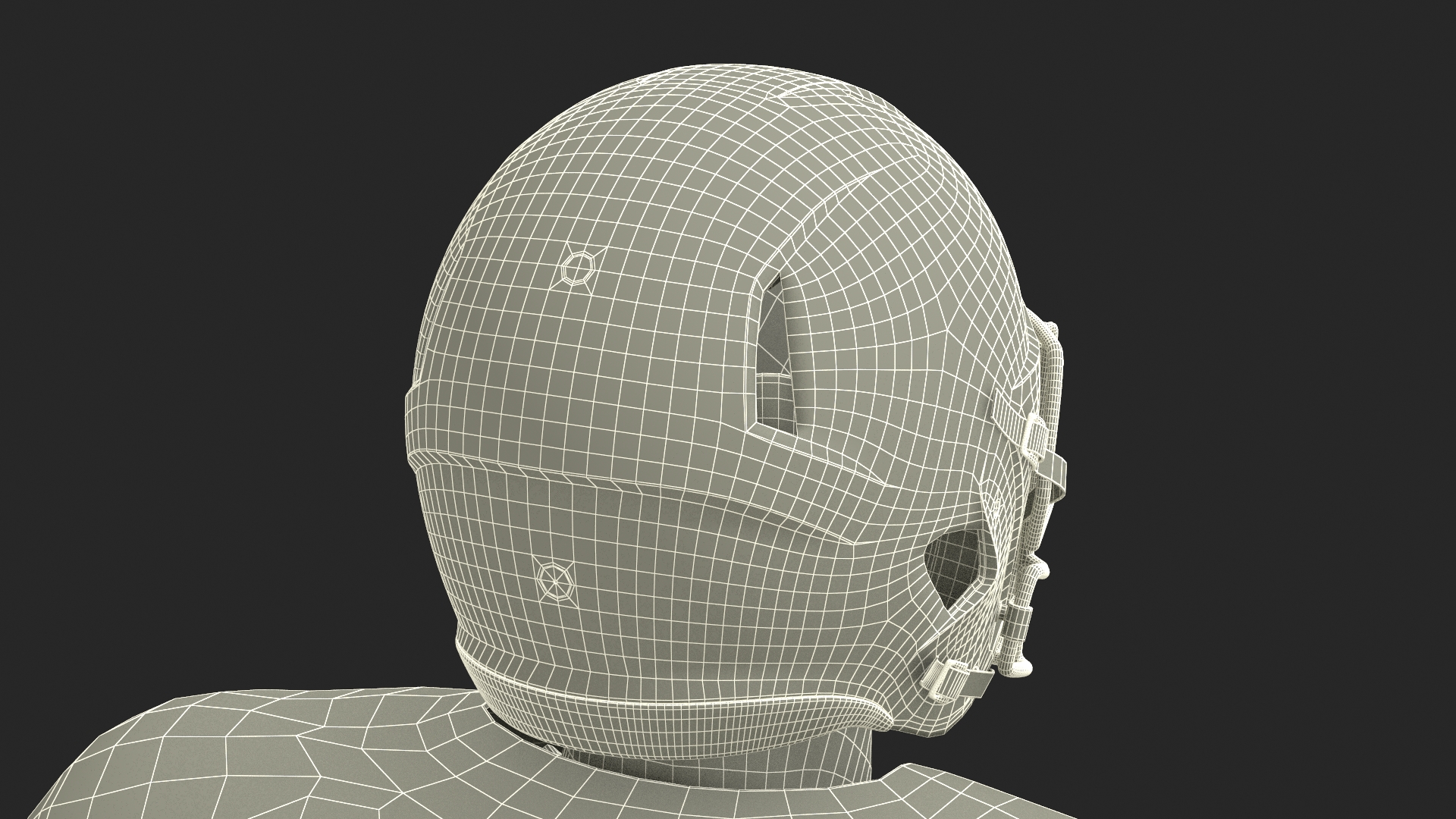 Red Uniform Football Player Rigged 3D model