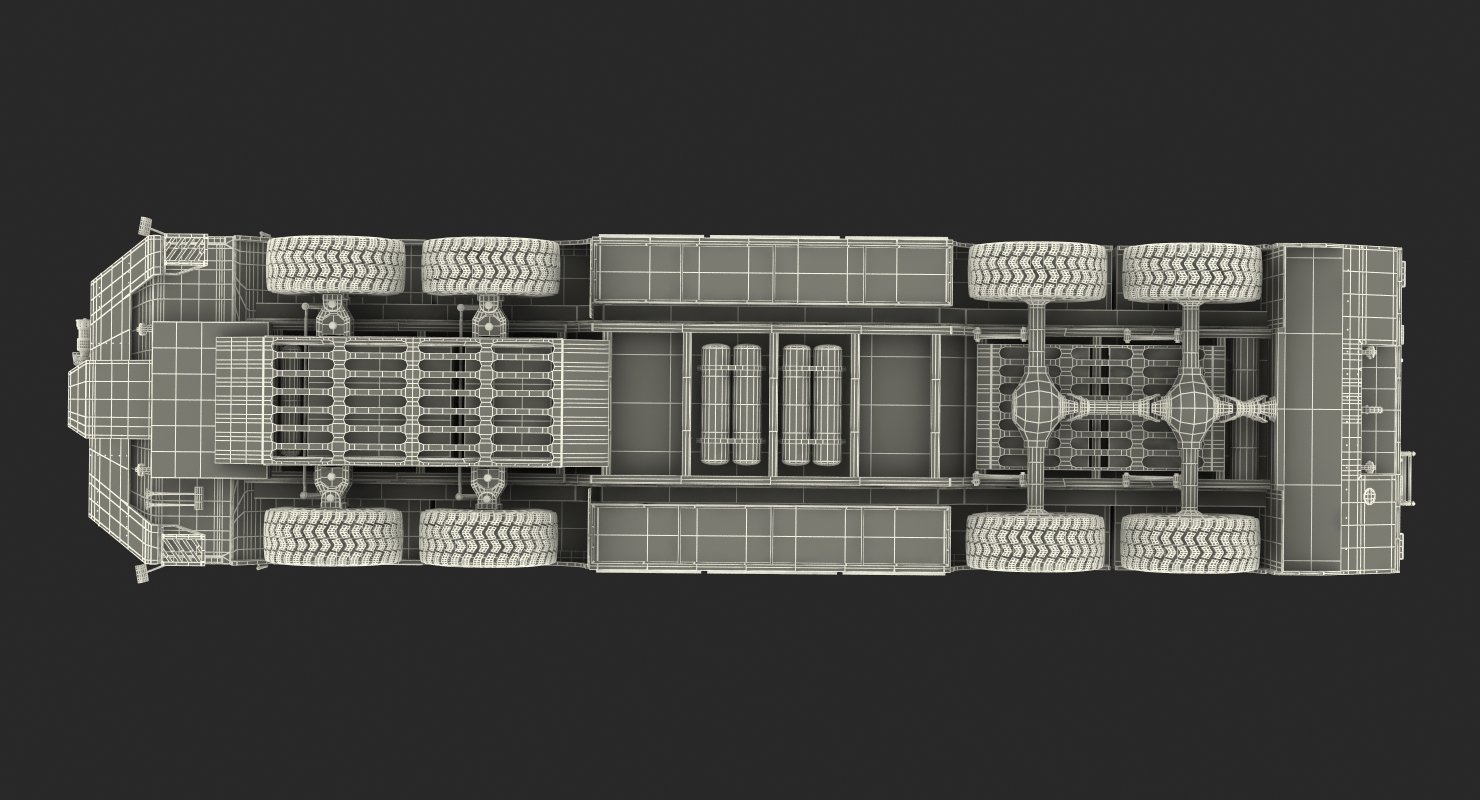 3D model Oshkosh Striker 4500 ARFF Airport Engine