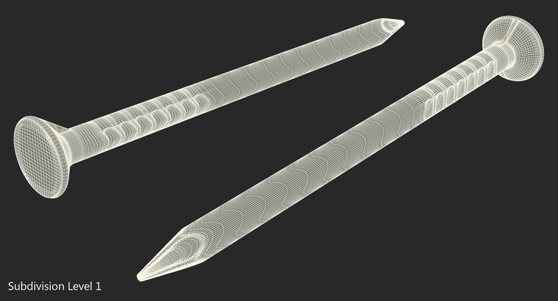 3D model Steel Nail