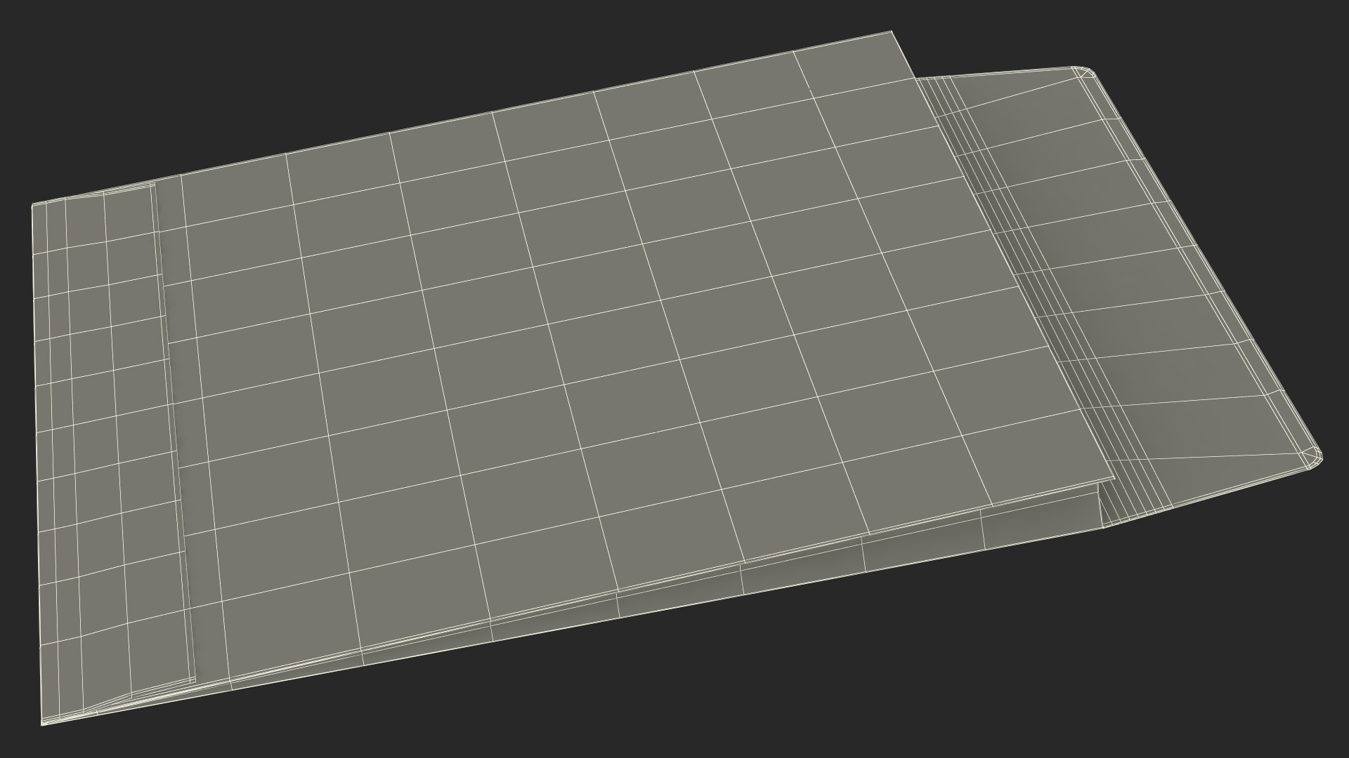 Kraft Paper Gusset Envelope 3D