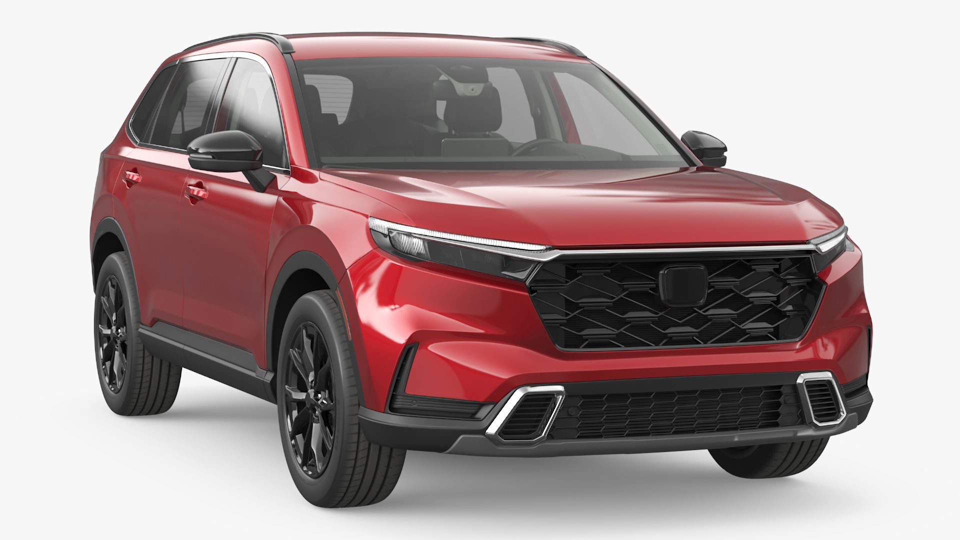 3D Urban SUV 2025 Red model