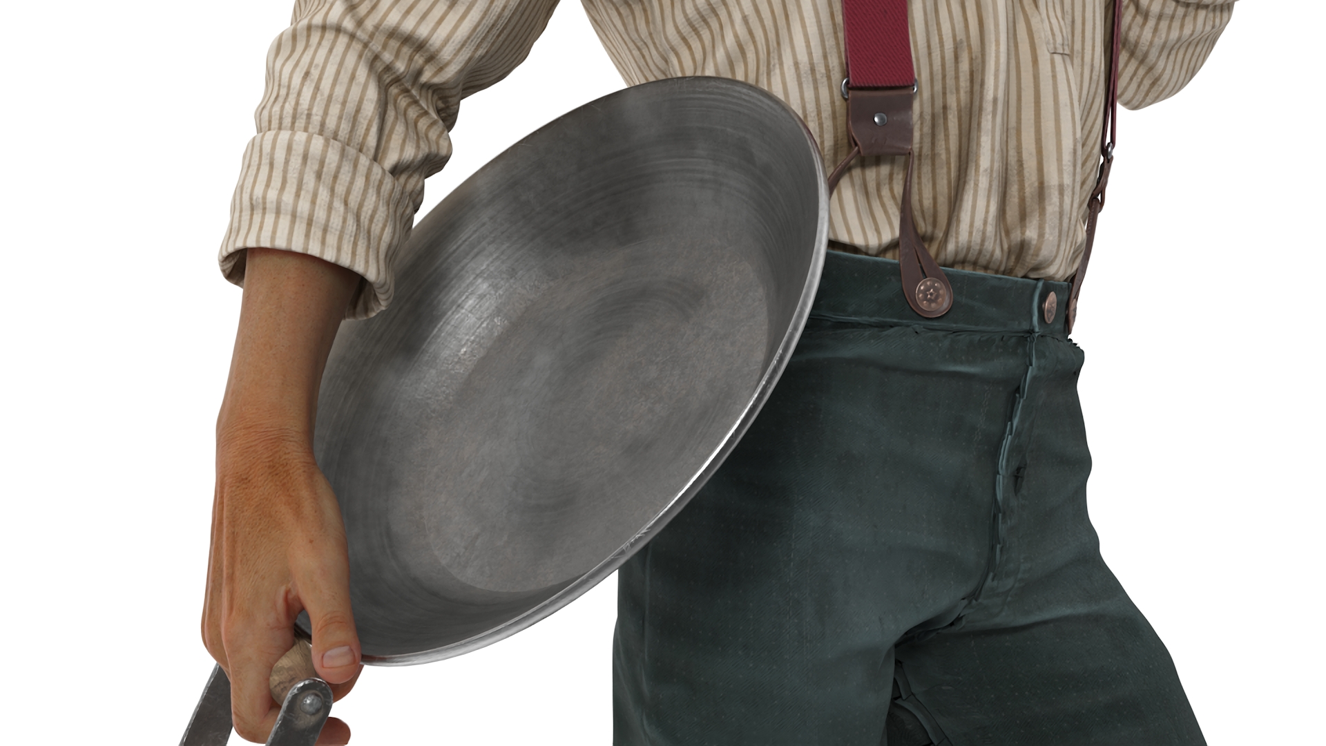 Gold Rush Prospector Standing 3D model