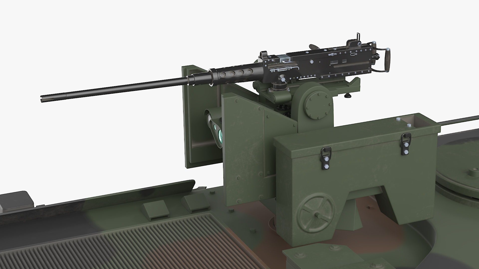 US Amphibious Combat Vehicle ACV Rigged 3D model