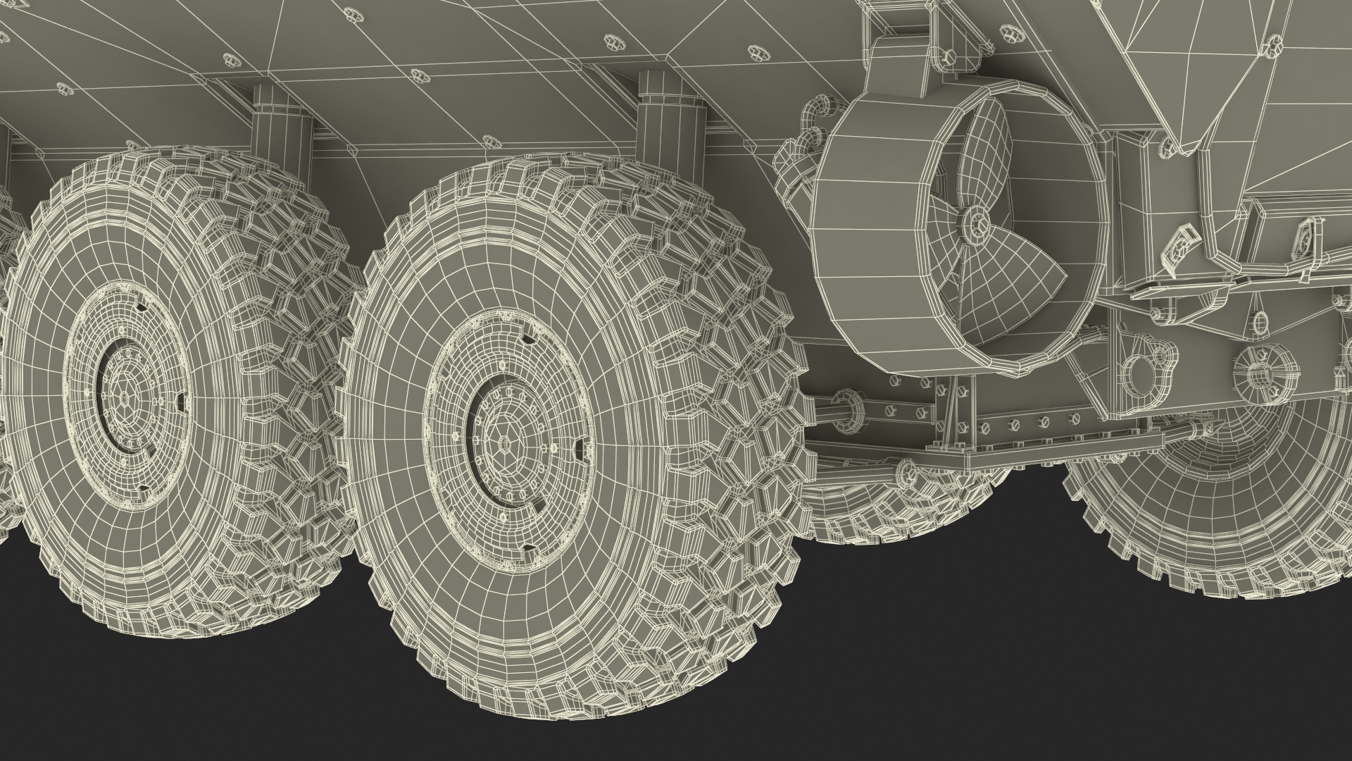 US Amphibious Combat Vehicle ACV Rigged 3D model