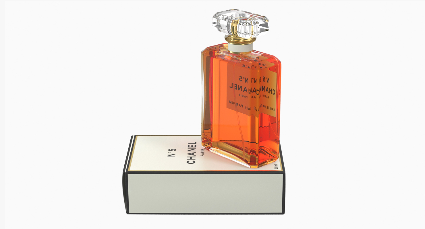 3D model Chanel No 5 Eau De Parfum Spray with Box