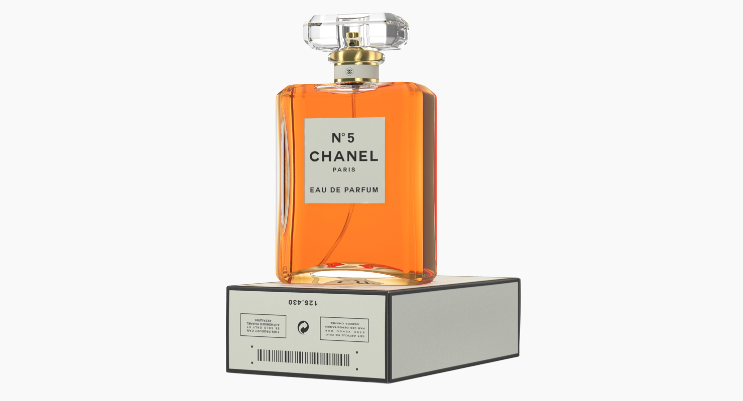 3D model Chanel No 5 Eau De Parfum Spray with Box