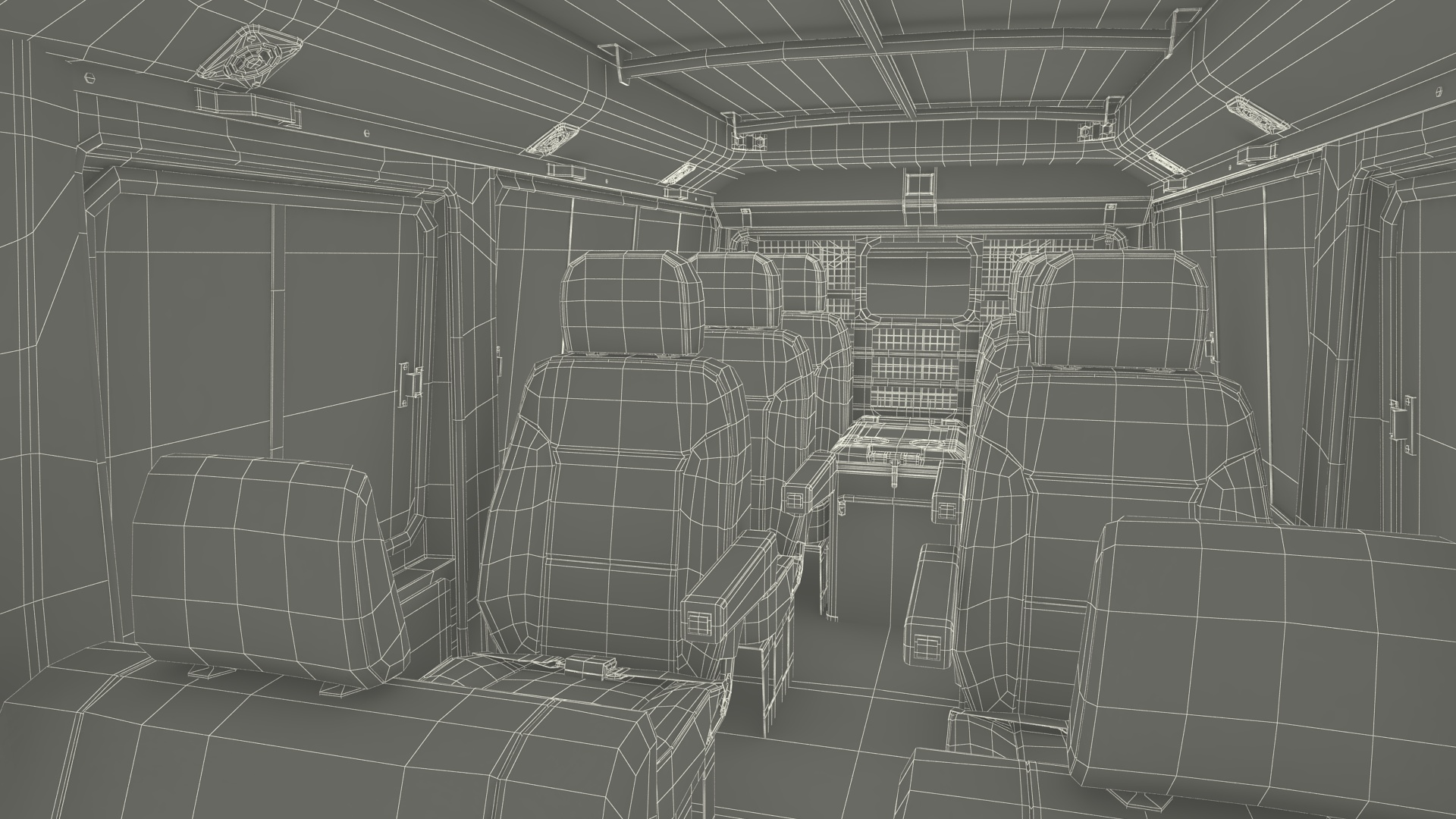 Toyota SUV with Fire Fighting Trailer 3D