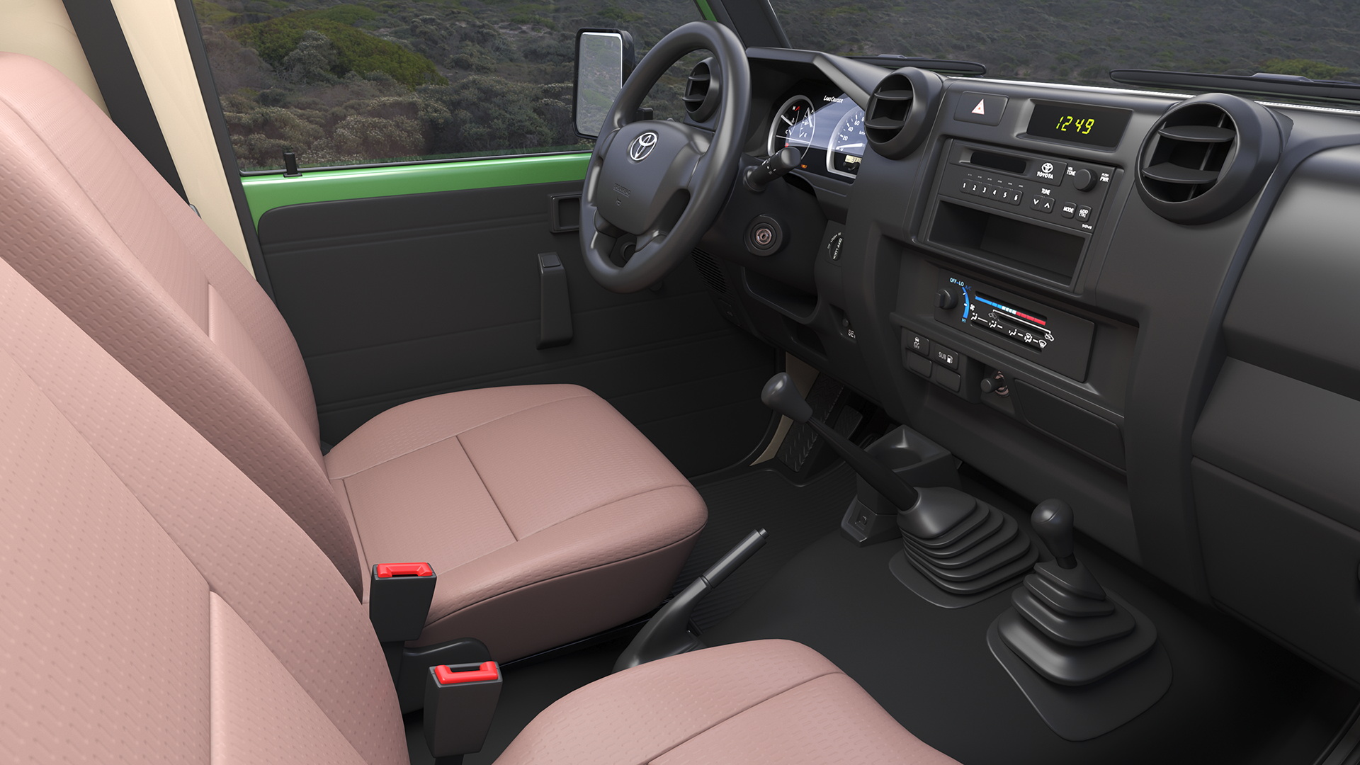 Toyota SUV with Fire Fighting Trailer 3D