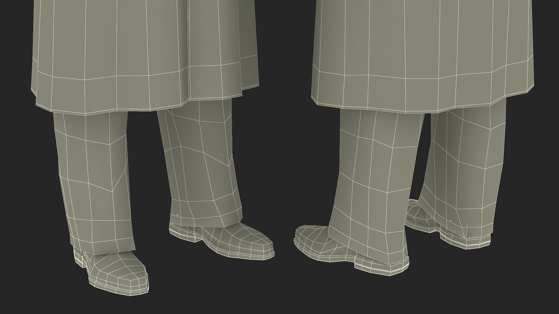 3D model Judge with Gavel Standing Pose