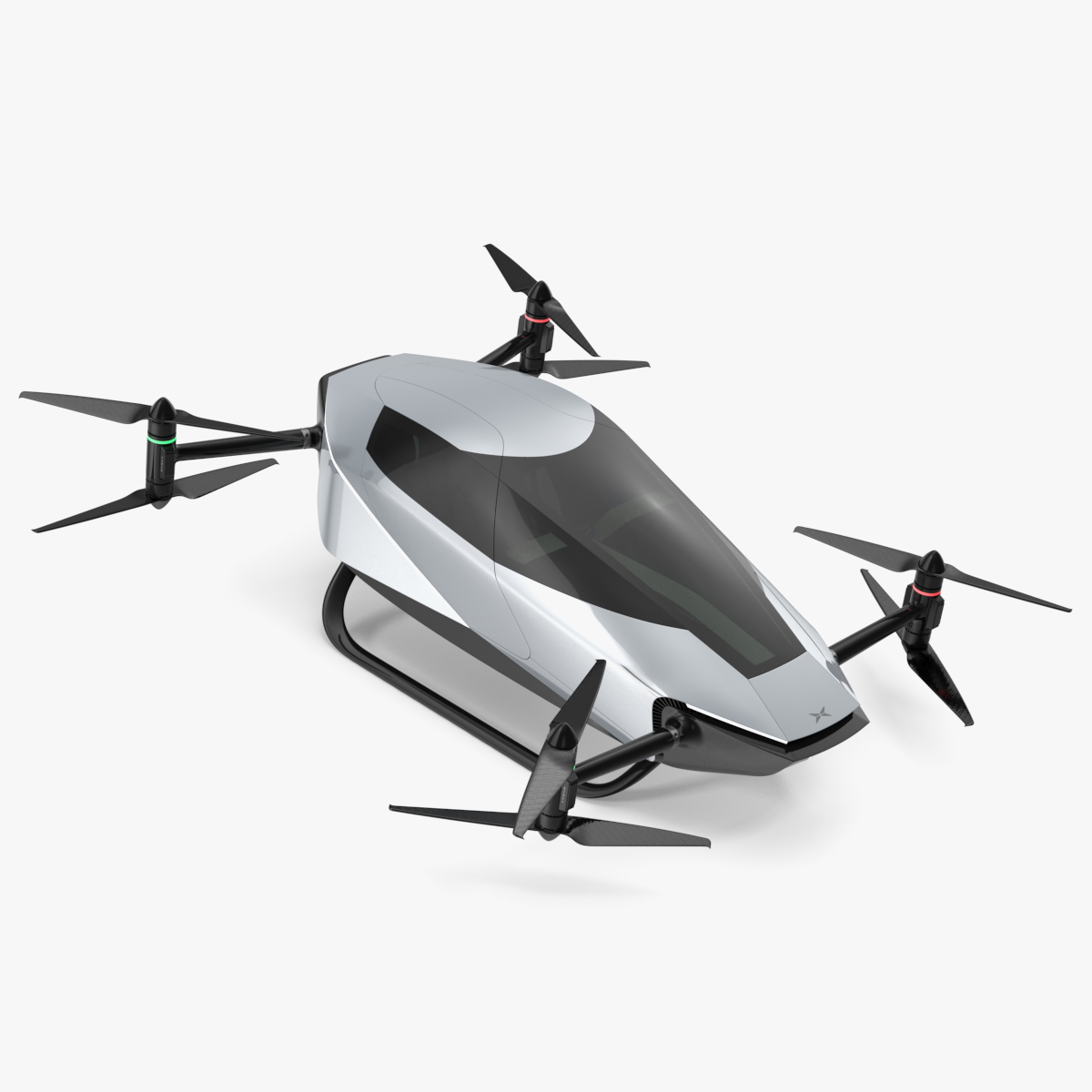 3D model Evtol Flying Car Xpeng X2