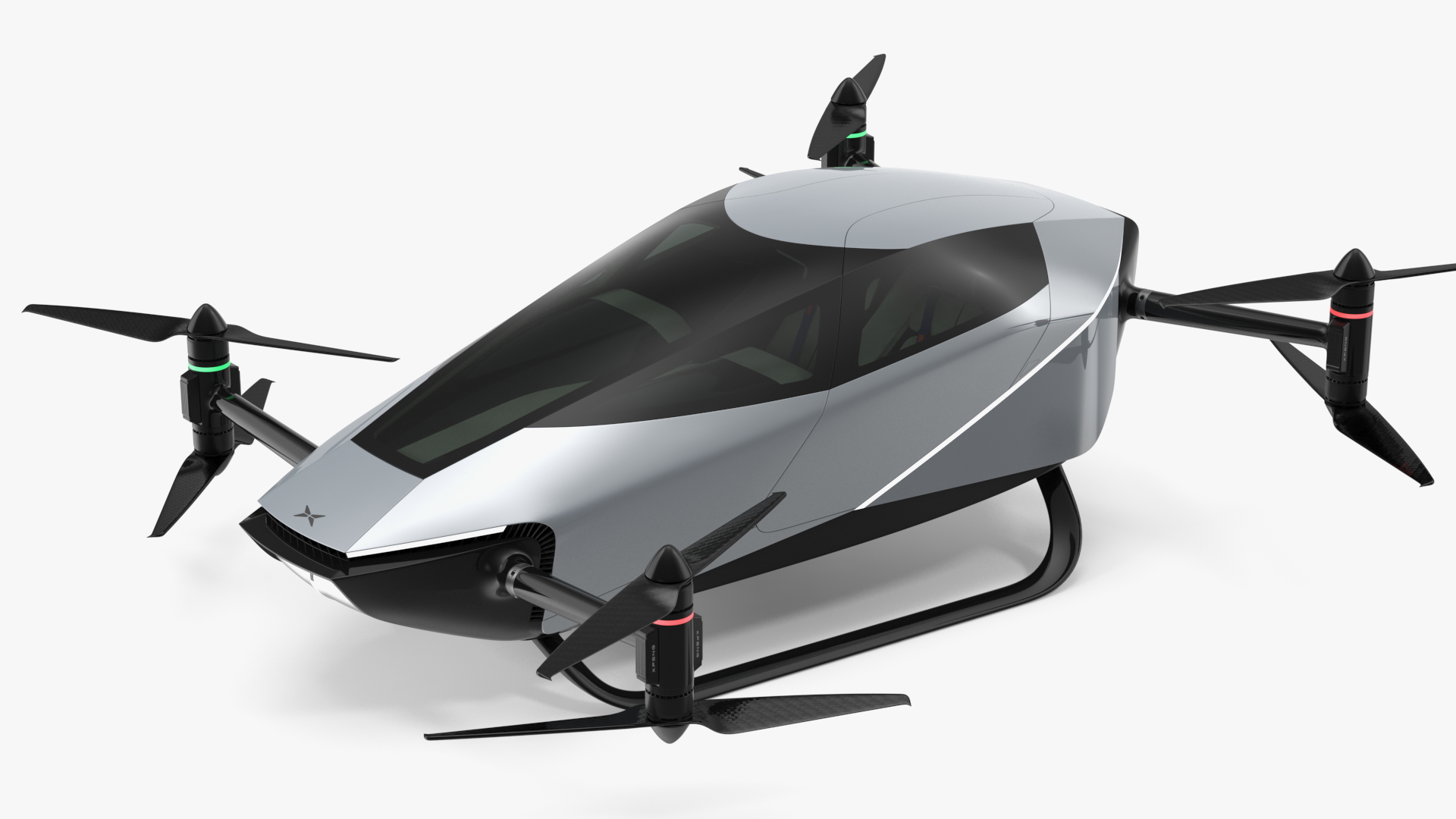 3D model Evtol Flying Car Xpeng X2