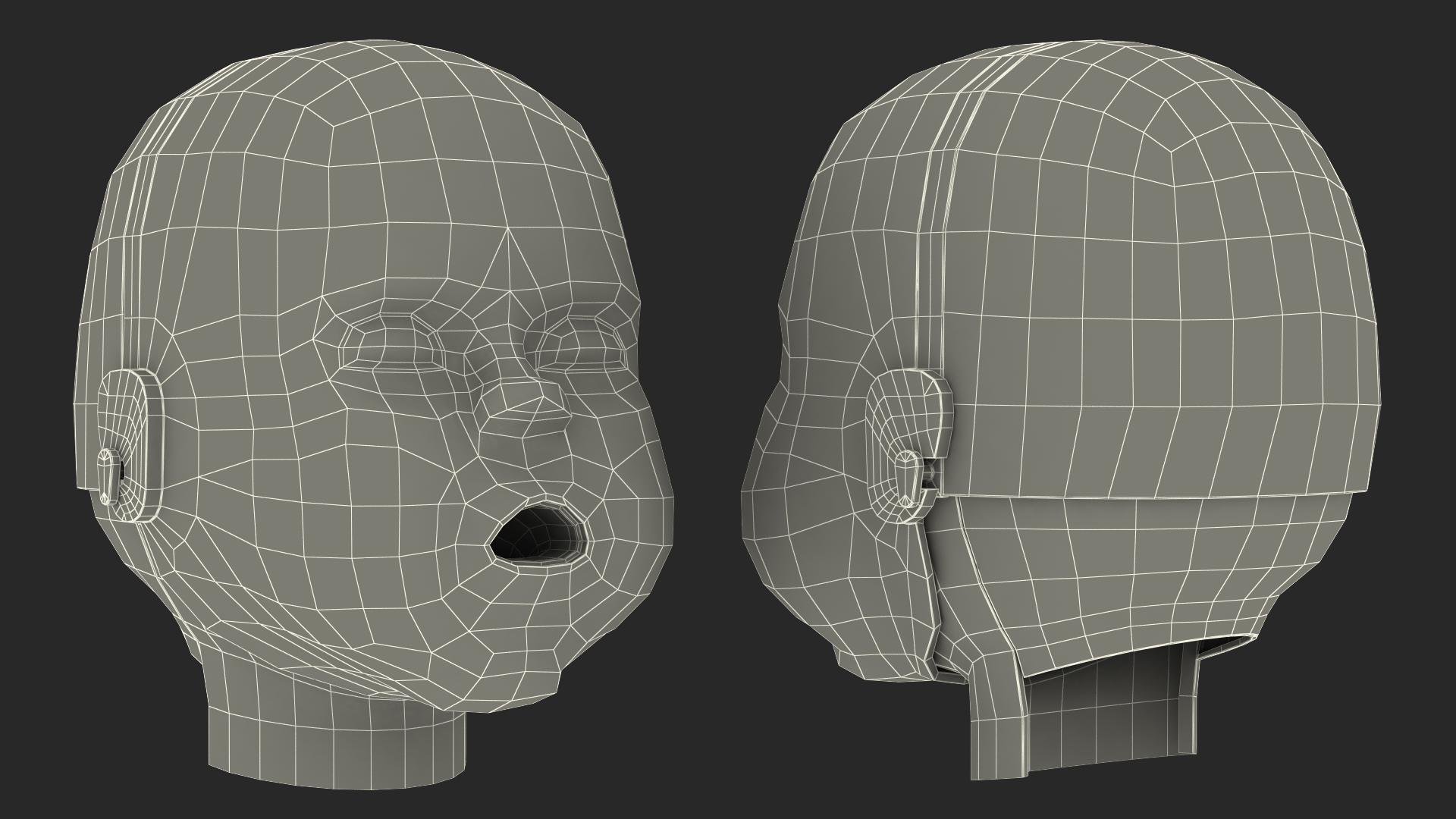 Baby CPR Dummy Head 3D model