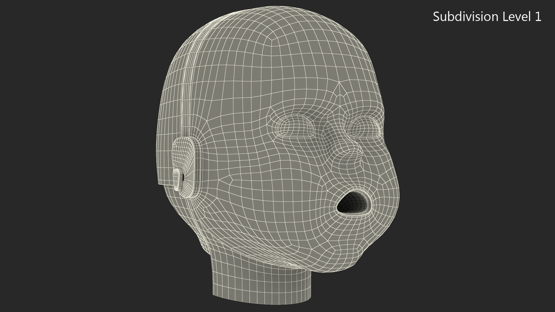 Baby CPR Dummy Head 3D model