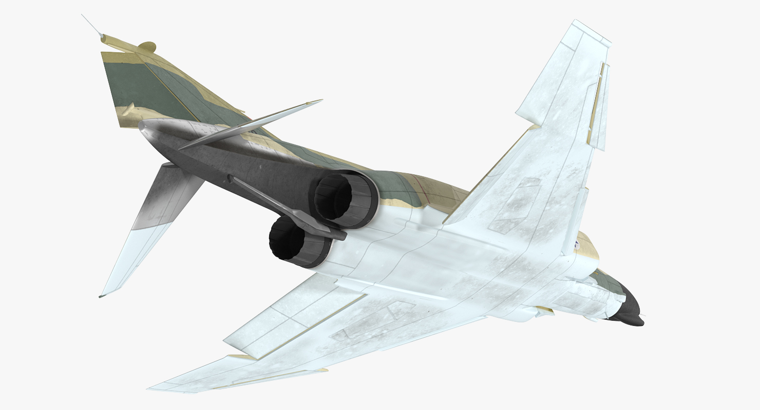 F 4E Kurnass Israeli Air Force 2 Rigged 3D model