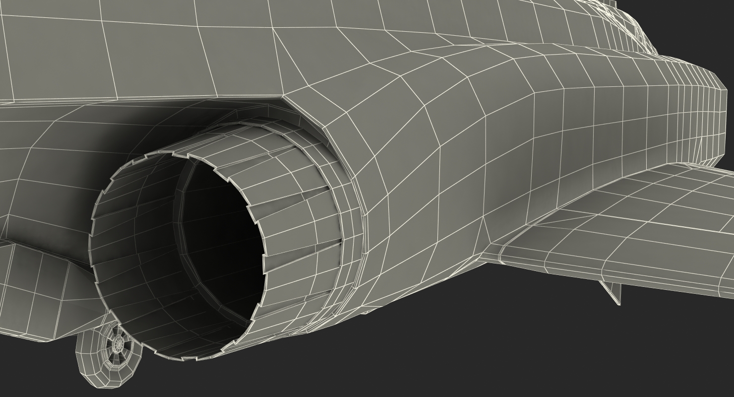 F 4E Kurnass Israeli Air Force 2 Rigged 3D model