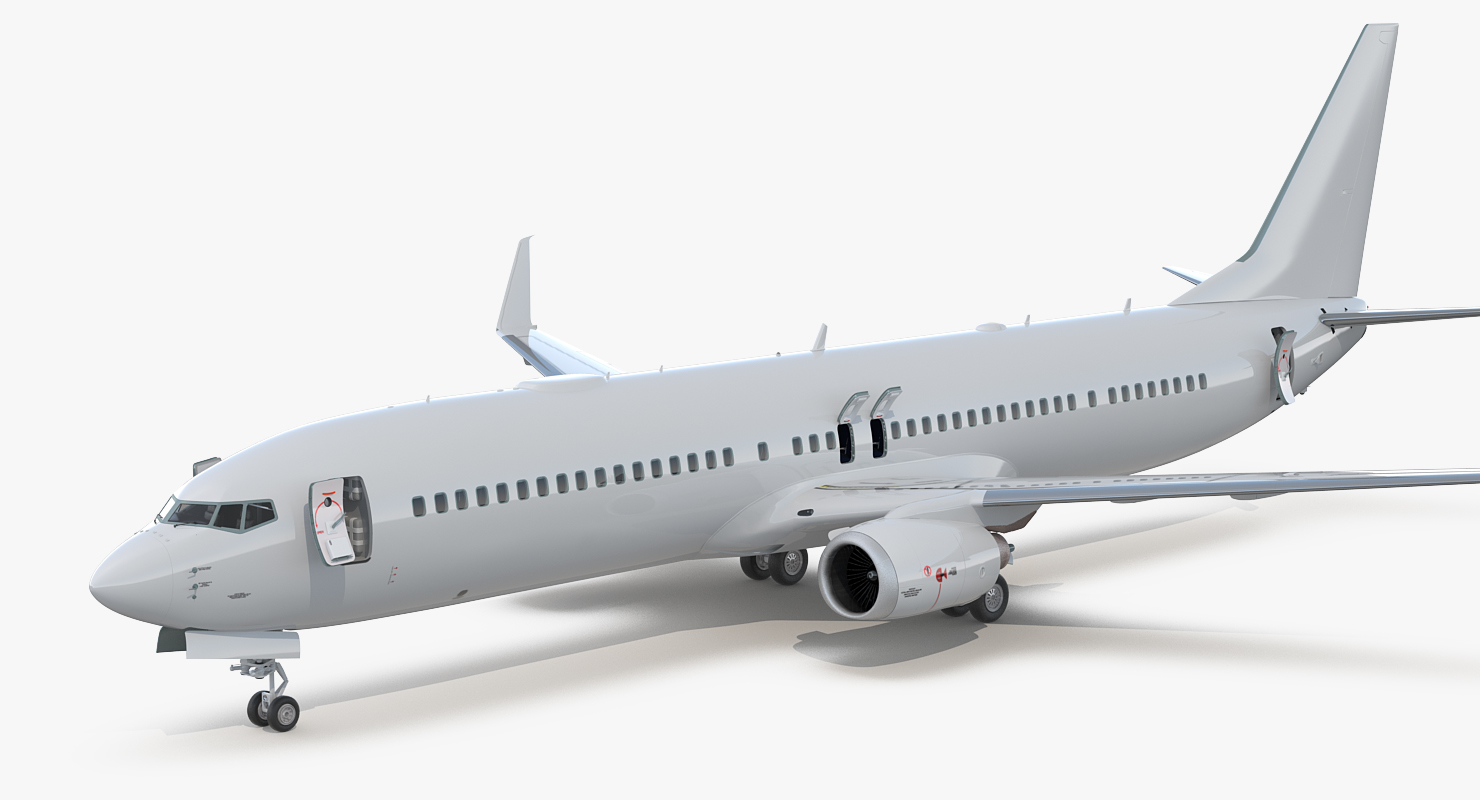 3D model Boeing 737 900 with Interior and Cockpit Generic Rigged